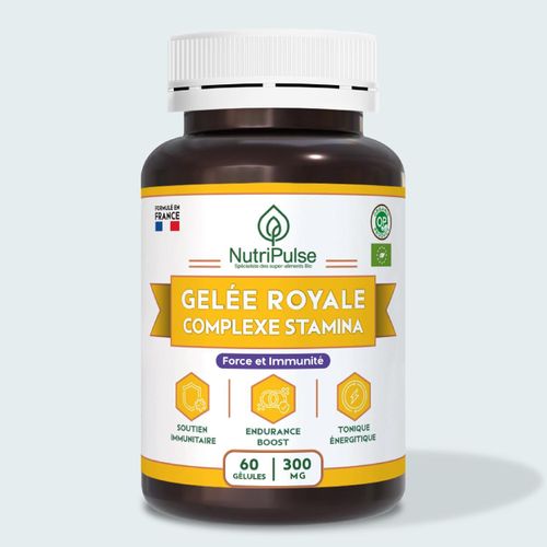 Gelée Royale 300 Mg – Énergie - Vitalité & Soutien Immunitaire – 60 Gélules
