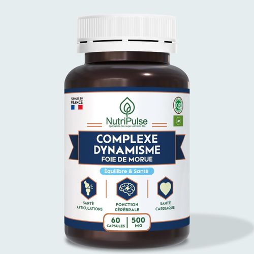 Foie De Morue 500 Mg – Source Naturelle D’oméga 3 & Vitalité – 60 Capsules