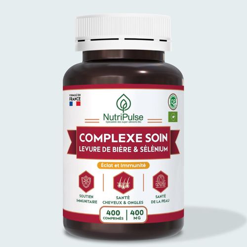 Levure de Bière & Sélénium 400 mg – Cheveux, Ongles & Immunité – 400 Comprimés