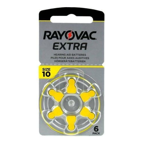 Rayovac Piles Pour Appareils Auditifs Extra 10 Boîte (60 Pièces)