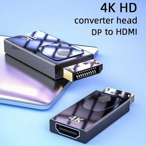 4k 60hz Dp Mâle Vers Hdtv Femelle Adaptateur Haute Définition Hdtv Prend En Charge 4k 1080p Displayport