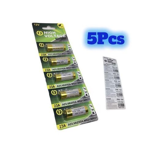 5 Pièces - 1 Paquet 23a 12v Pile