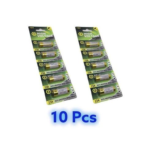 10 Pièces - 2 Paquet 23a 12v Pile