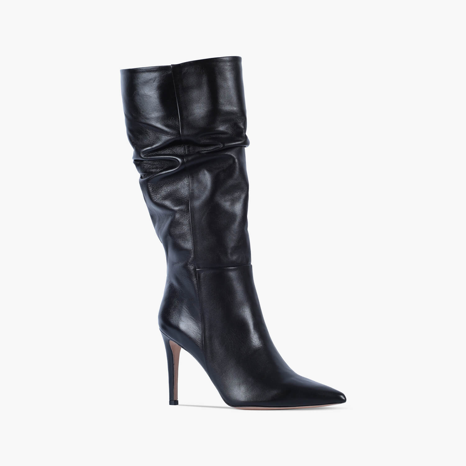 Hily Black Leather