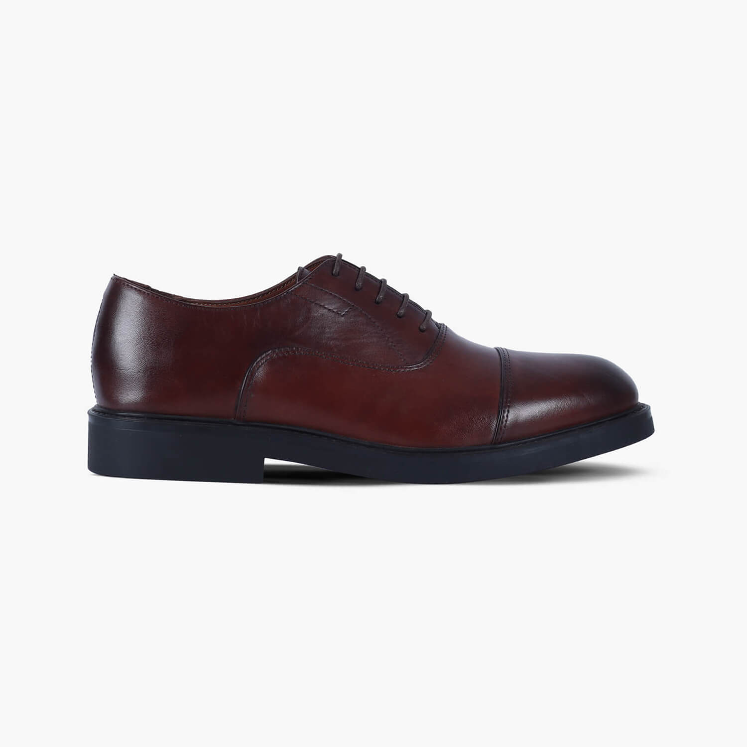 Mens Brown Leather Oxford Shoes