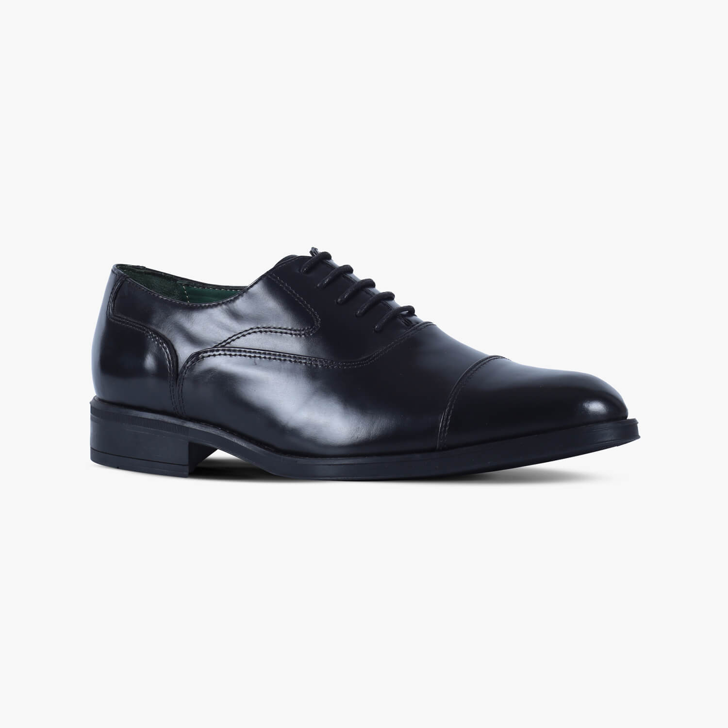Mens Leather Cap Toe Richelieu