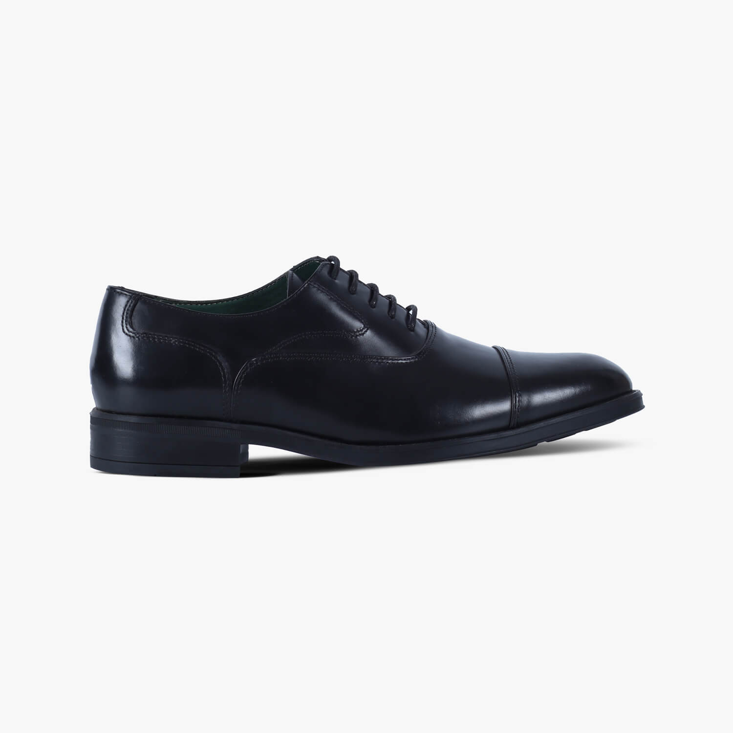 Mens Leather Cap Toe Richelieu