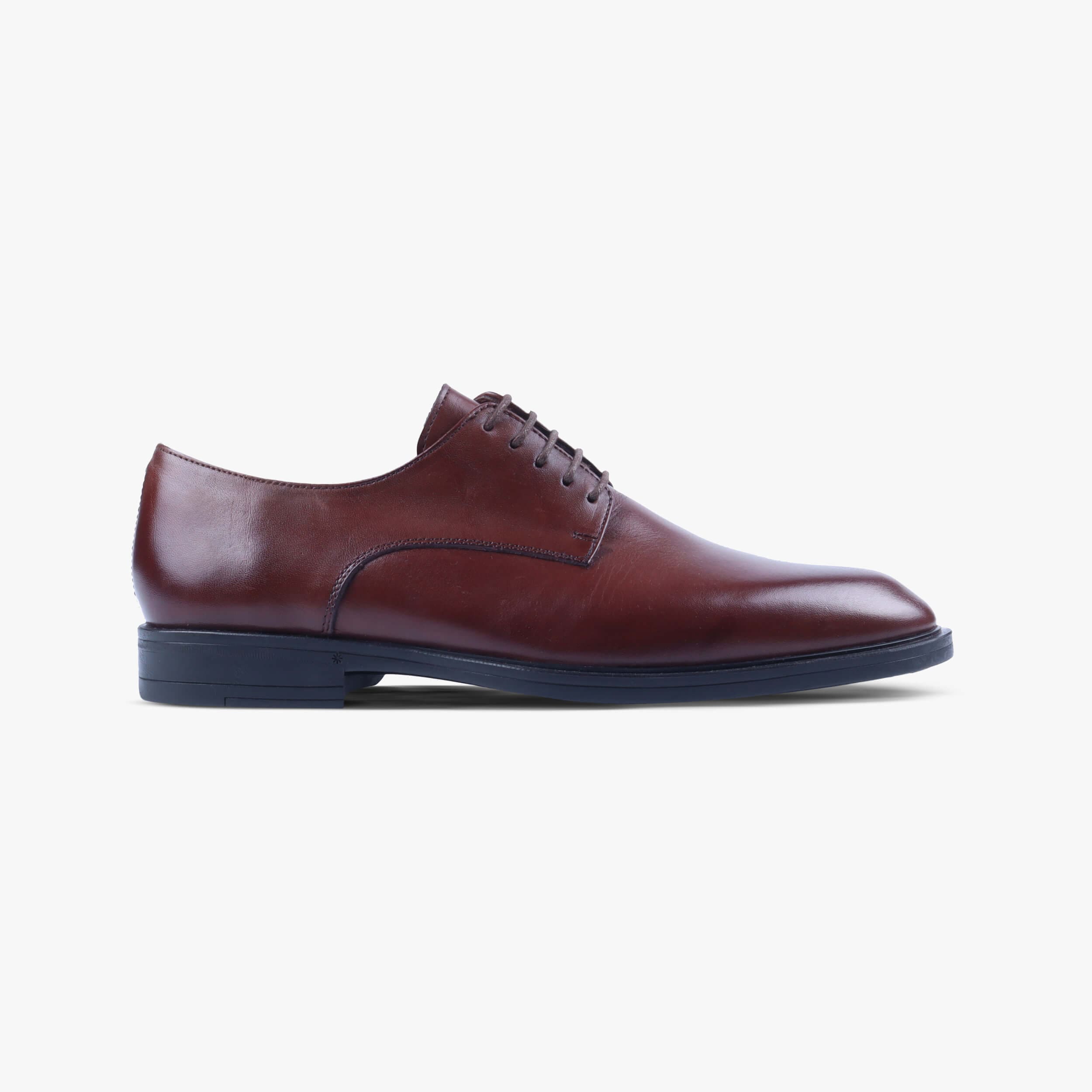 Mens Polished Leather Derbies