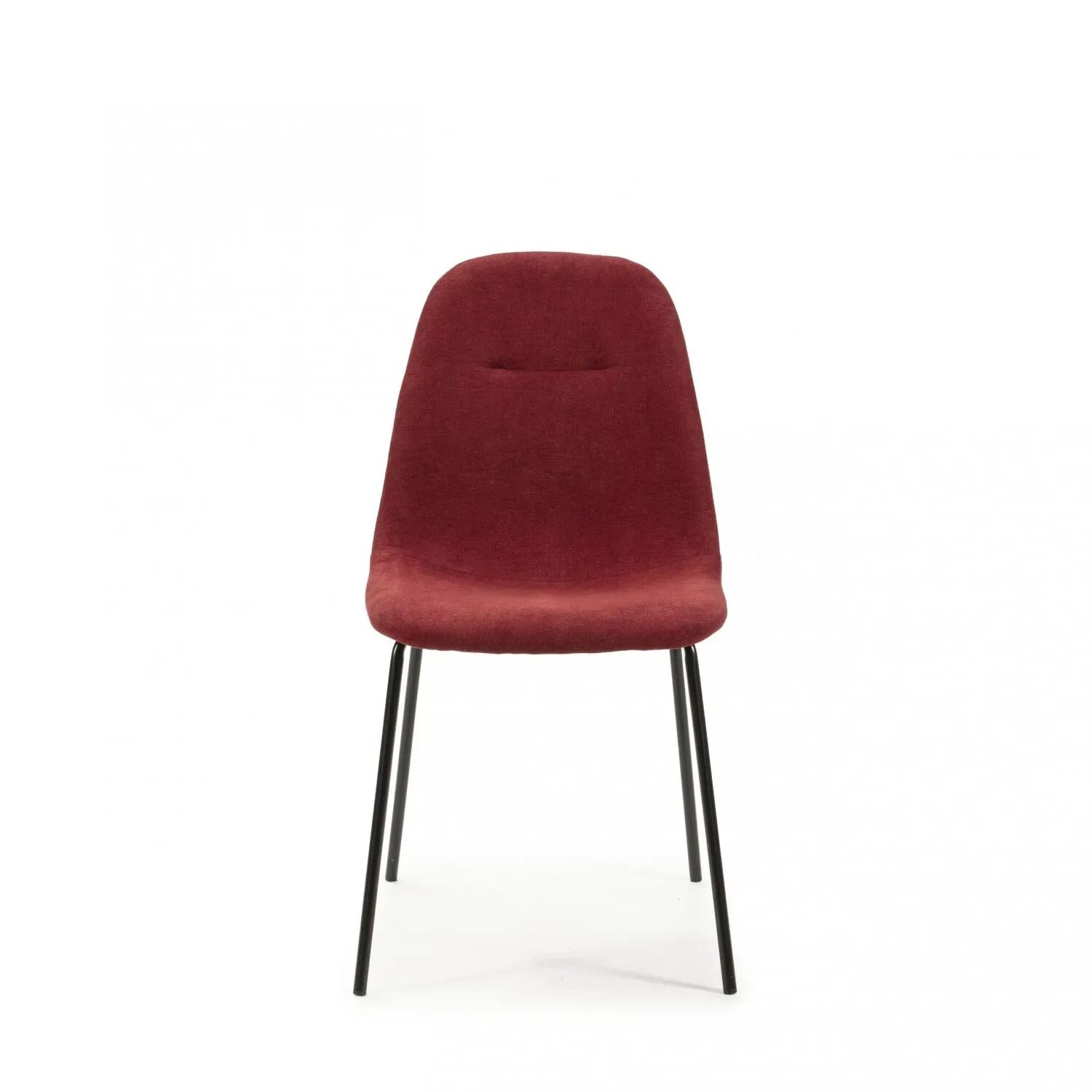Pack Arthur – Table En Pierre Frittée Effet Marbre & 4 Chaises Renne Rouge thumbnail 3