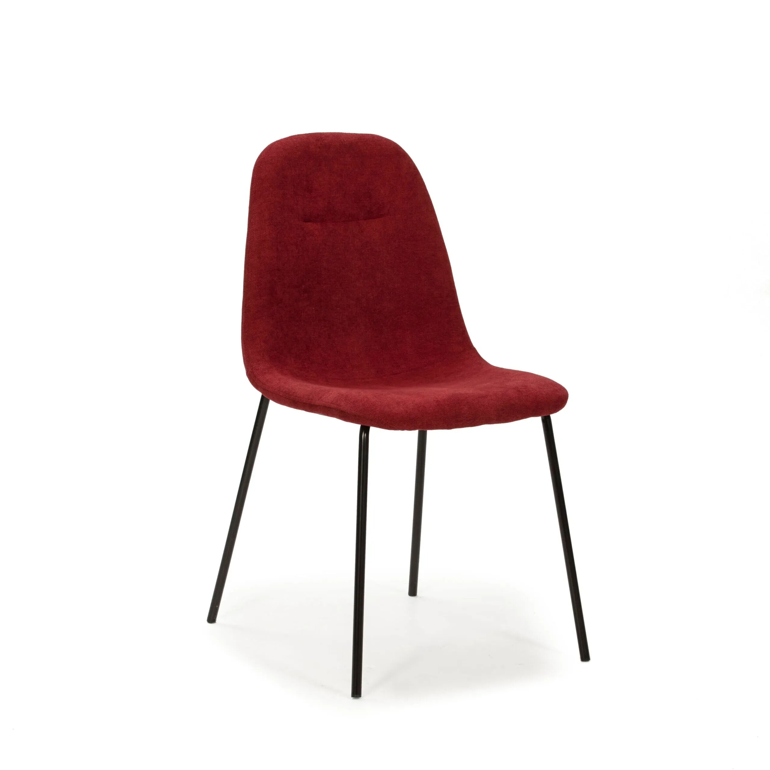 Pack Arthur – Table En Pierre Frittée Effet Marbre & 4 Chaises Renne Rouge thumbnail 4
