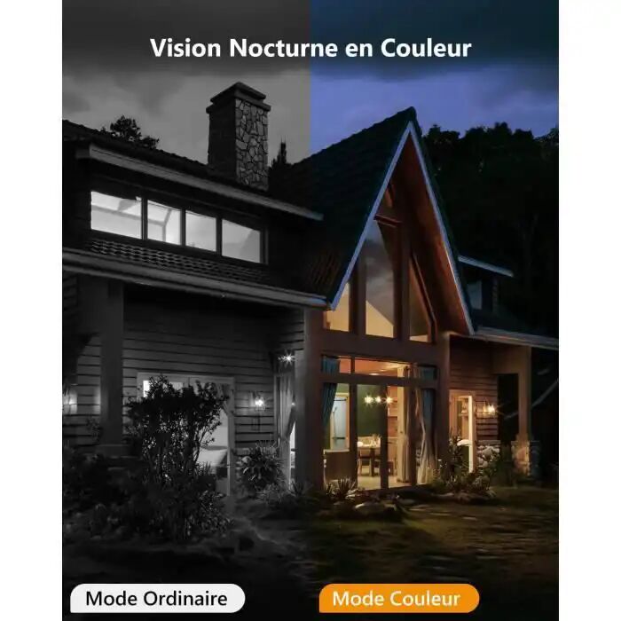 Imou 360° Caméra Surveillance Wifi Extérieure, Ptz Caméra Ip Wifi 1080p, Vision Nocturne Couleur 30m thumbnail 3