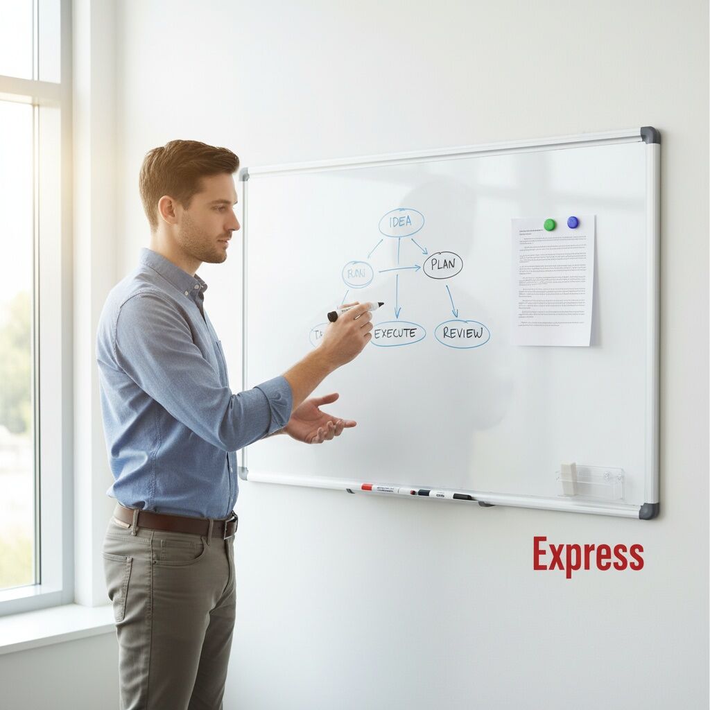 Tableau Blanc Magnétique Express thumbnail 3