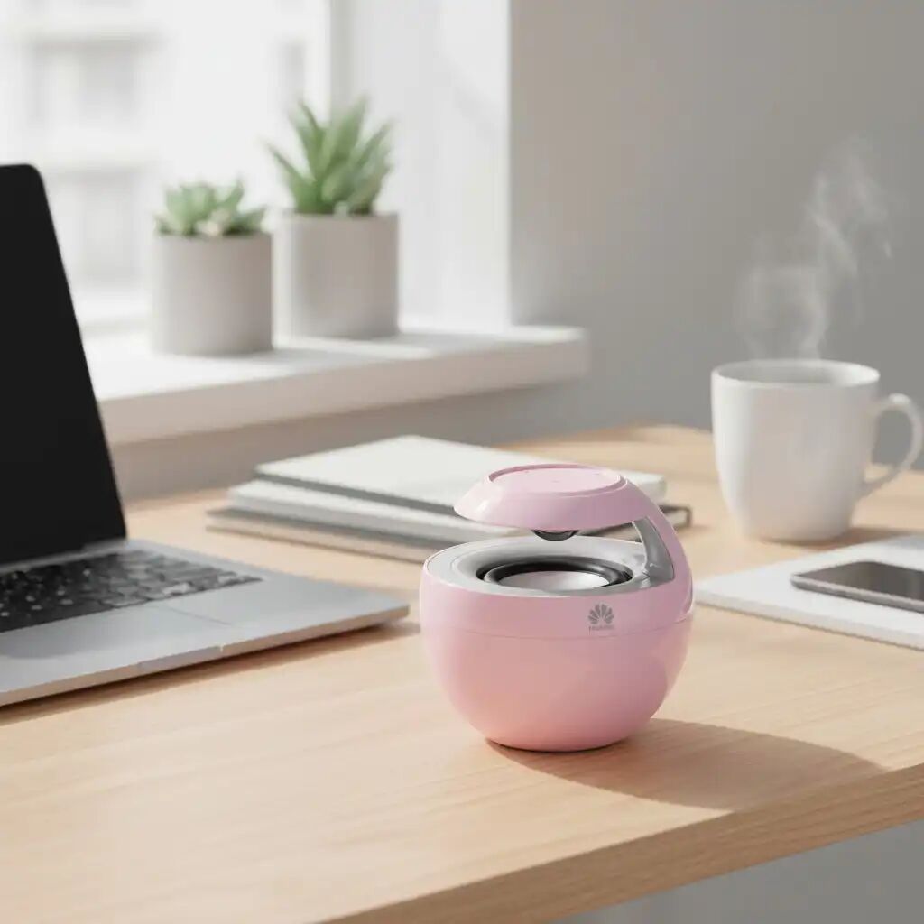 Sphere Haut-parleur Enceinte Bluetooth Bt Am08 Rose thumbnail 3