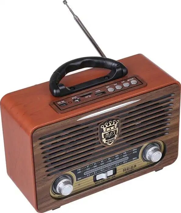 Radio Antique Portative M-115bt Avec Chargement Usb / Sd thumbnail 4