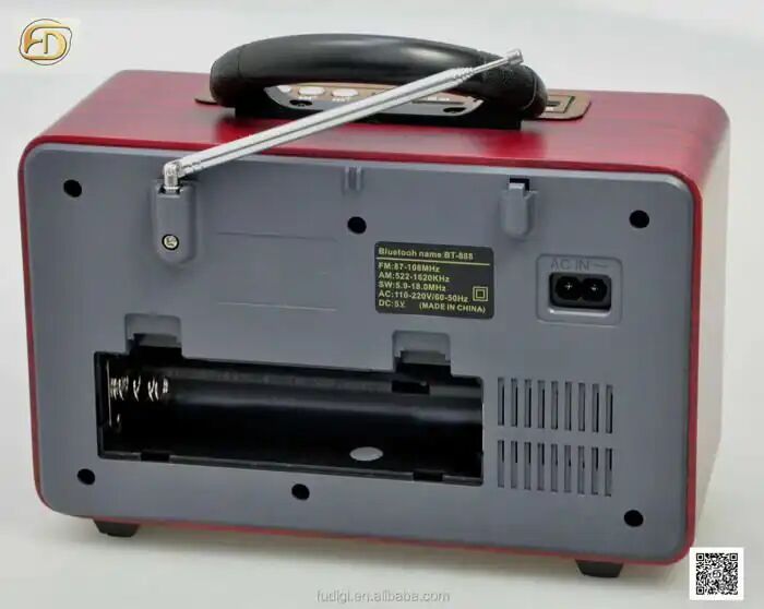Radio Antique Portative M-115bt Avec Chargement Usb / Sd thumbnail 3