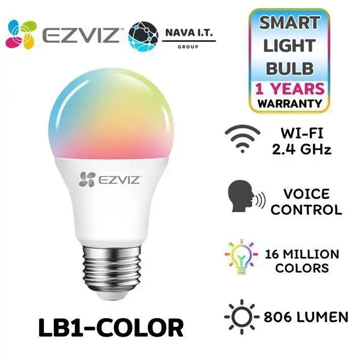 Ampoule Led Wi-fi - Lb1 - 16 Millions De Couleurs - Intensité Variable - E27 thumbnail 3