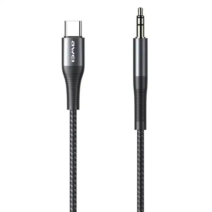 Cable Type-c Aux Cl-116t 1m Noir