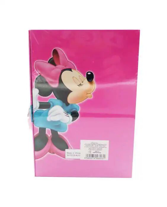 Journal Avec Clé Secrète Pour Enfants, Cadeau Pour Filles, Bijoux Disney Minnie Mouse