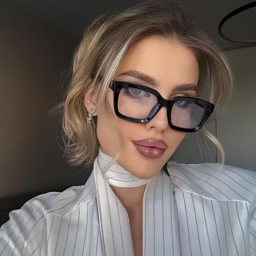 Lunettes Monture Cadre Noir Pour Femmes