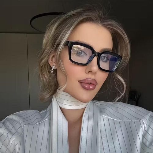 Lunettes Monture Cadre Noir Pour Femmes