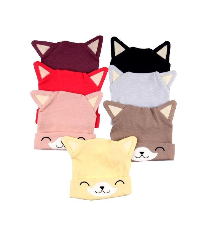 Chapeau Bébé Imprimé Renard