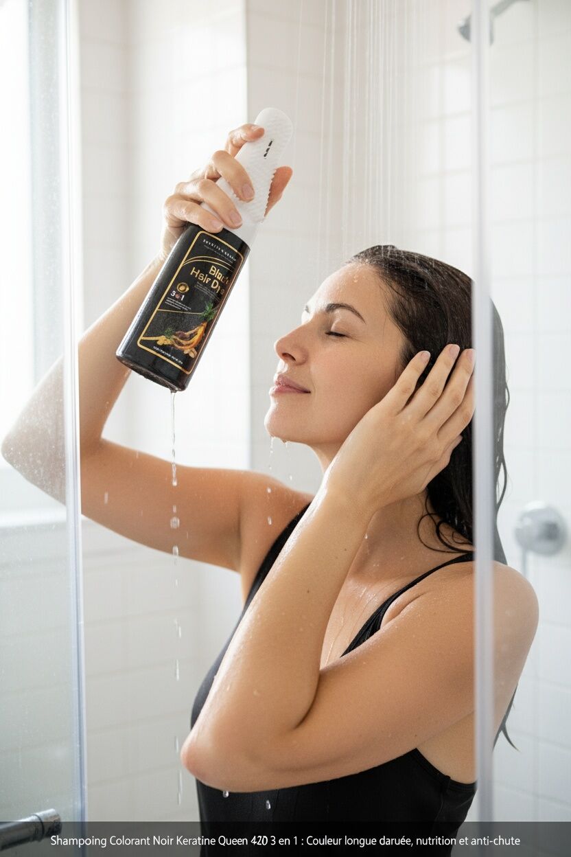 Shampooing Colorant Noir 3 En 1 thumbnail 4