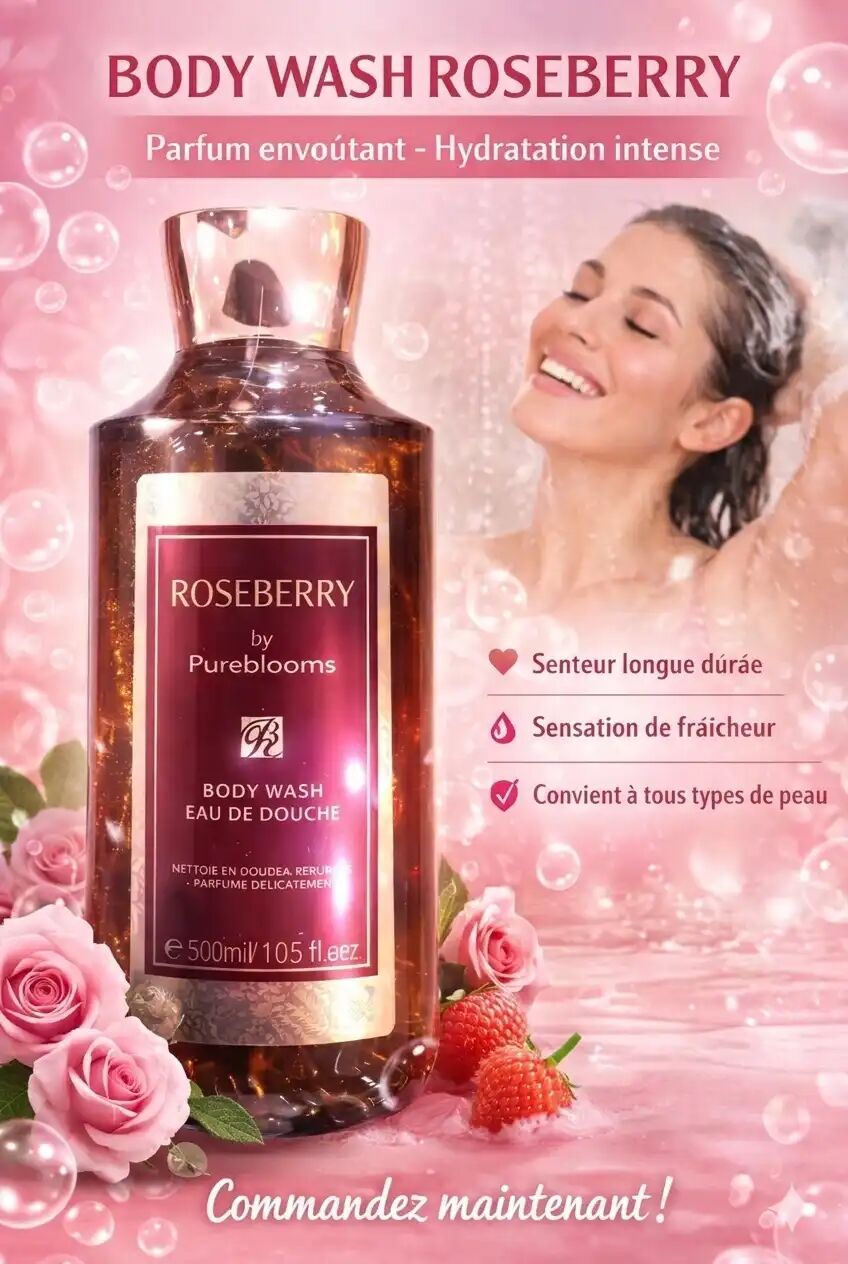 Gel Douche Body Wash Roseberry