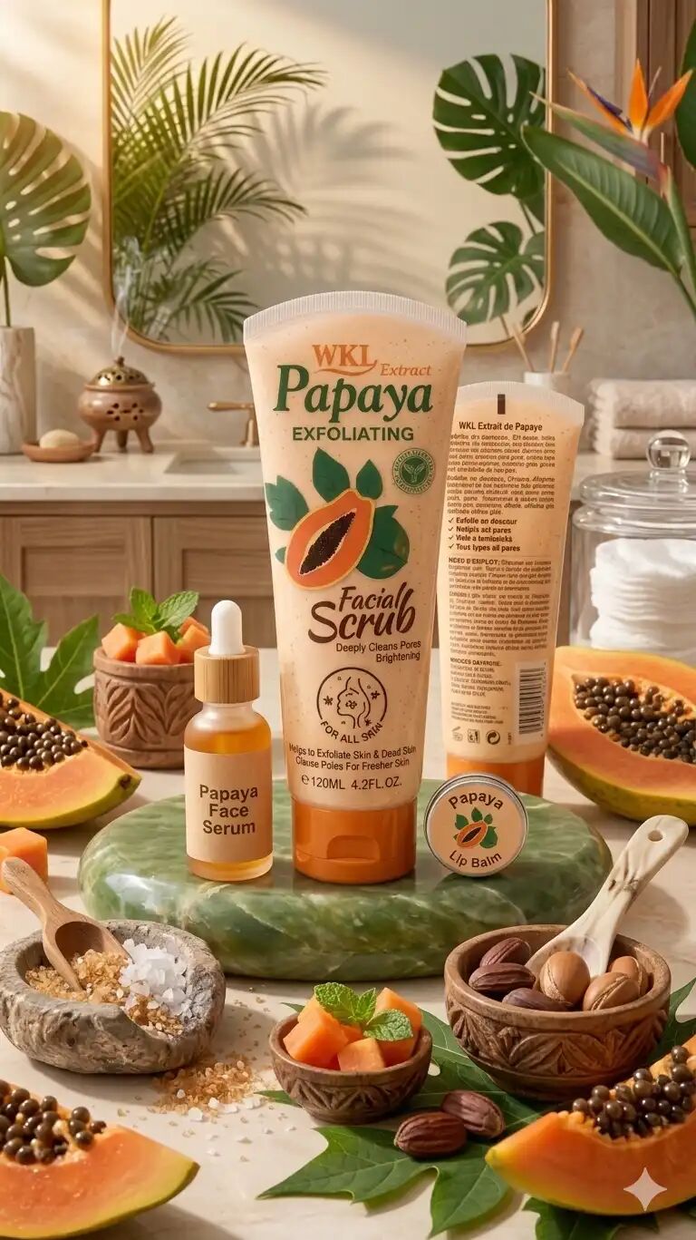 Gommage Facial Scrub Wkl À La Papaye  thumbnail 4