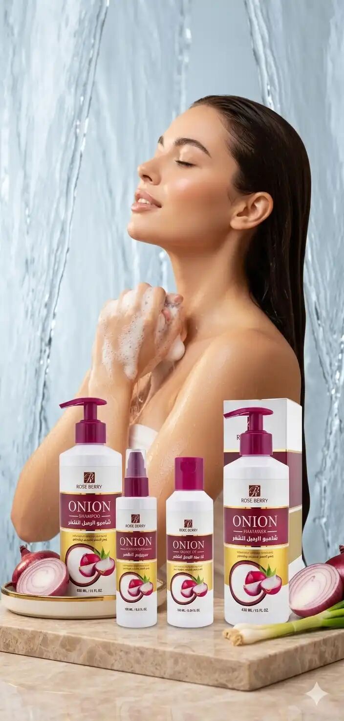 Révélez La Force De Vos Cheveux Avec La Gamme Rose Berry À L’oignon 