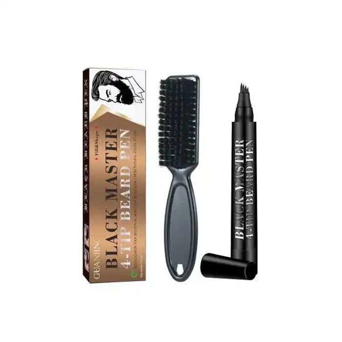 Stylo À Barbe À 4 Pointes -stylo De Remplissage De Barbe Fd