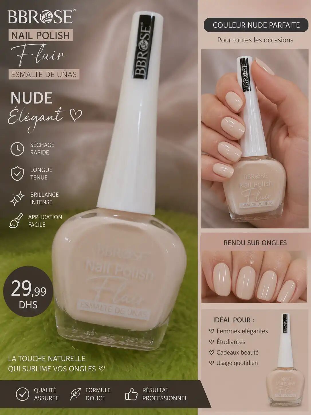 Vernis A Aongle– Nude Élégant Bbros