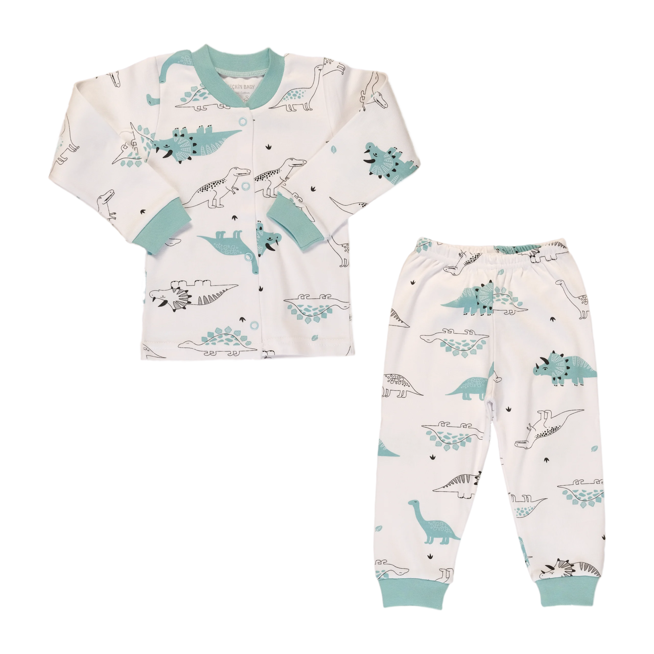 Pyjama Doudou Dinosaure À Boutons Pression