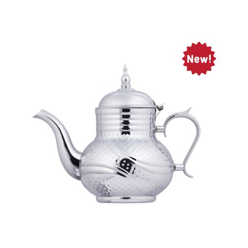 Théière Marocaine Traditionnelle en Inox (0,8L)