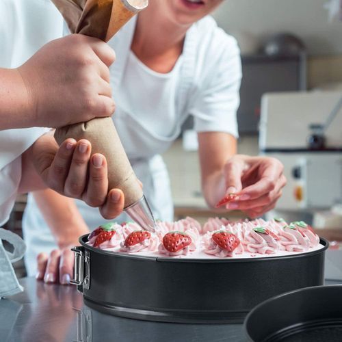 Lot De 3 Moules À Gâteau À Charnière – Diamètre 24, 26, Et 28 Cm thumbnail 3