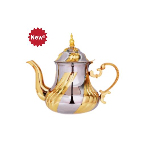 Théière Marocaine Argenté / Doré (1,6L) 