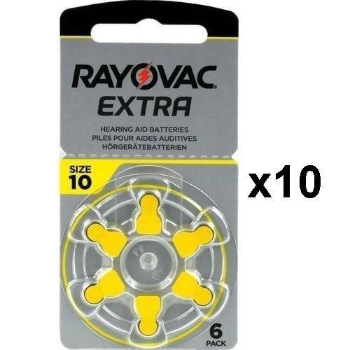 Lot De 10 Boites - 10x6 Piles Aide Auditive 1.45v Size 10 - Zing Air S10 Pr70 thumbnail 3
