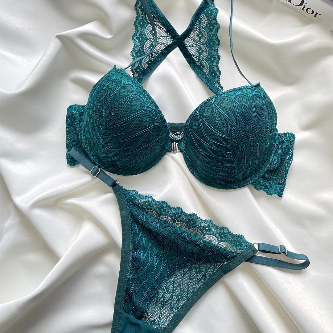 Soutien-gorge Push-up Fermeture Avant Demi-buste