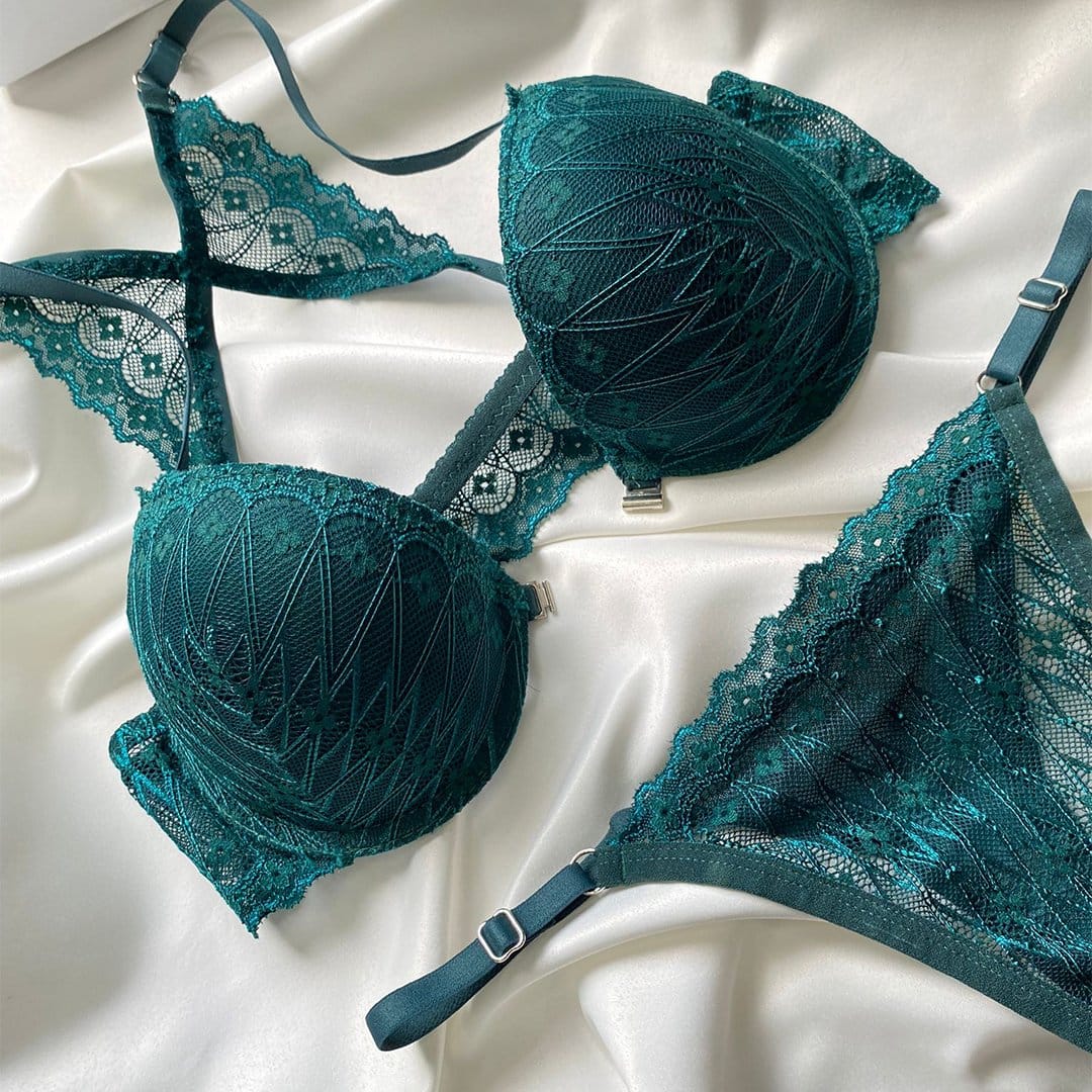 Soutien-gorge Push-up Fermeture Avant Demi-buste thumbnail 3
