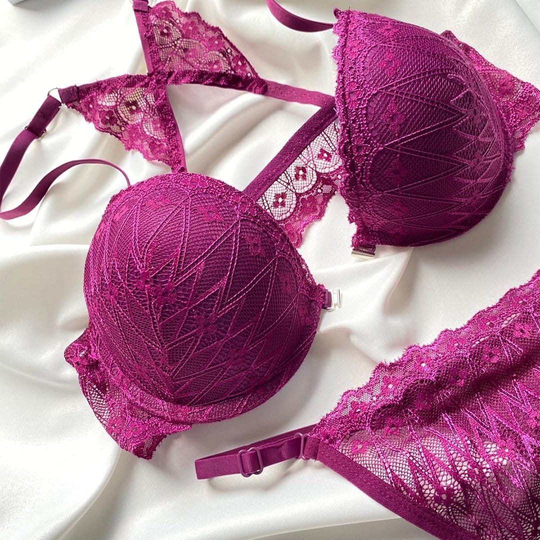Soutien-gorge Push-up Fermeture Avant Demi-buste thumbnail 3