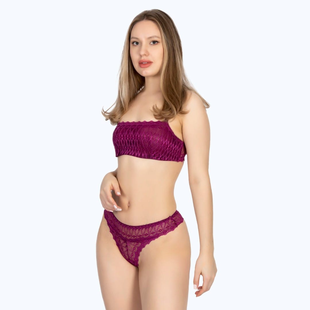 Ensemble Bandeau Sérénité – Prune Violet