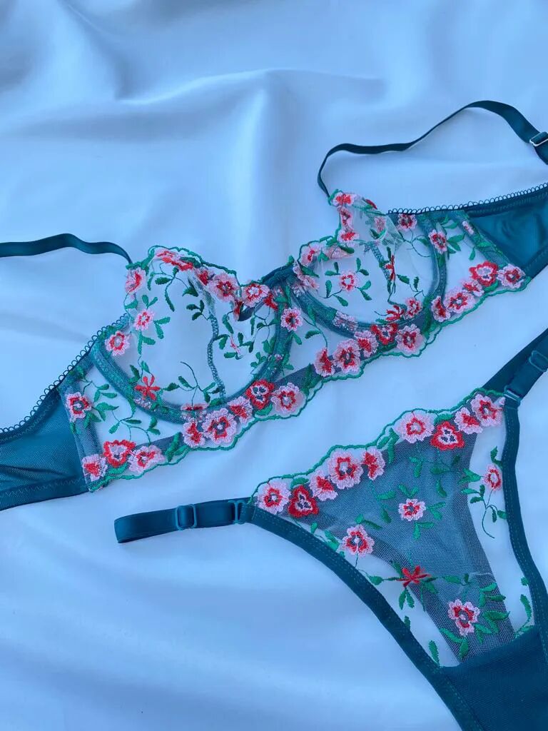 Fleur Dor – Vert Émeraude thumbnail 5