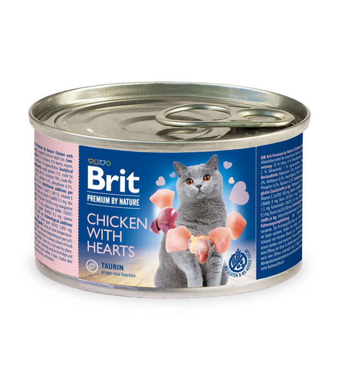 Paté Premium By Nature Turkey With Liver Pour Chat 