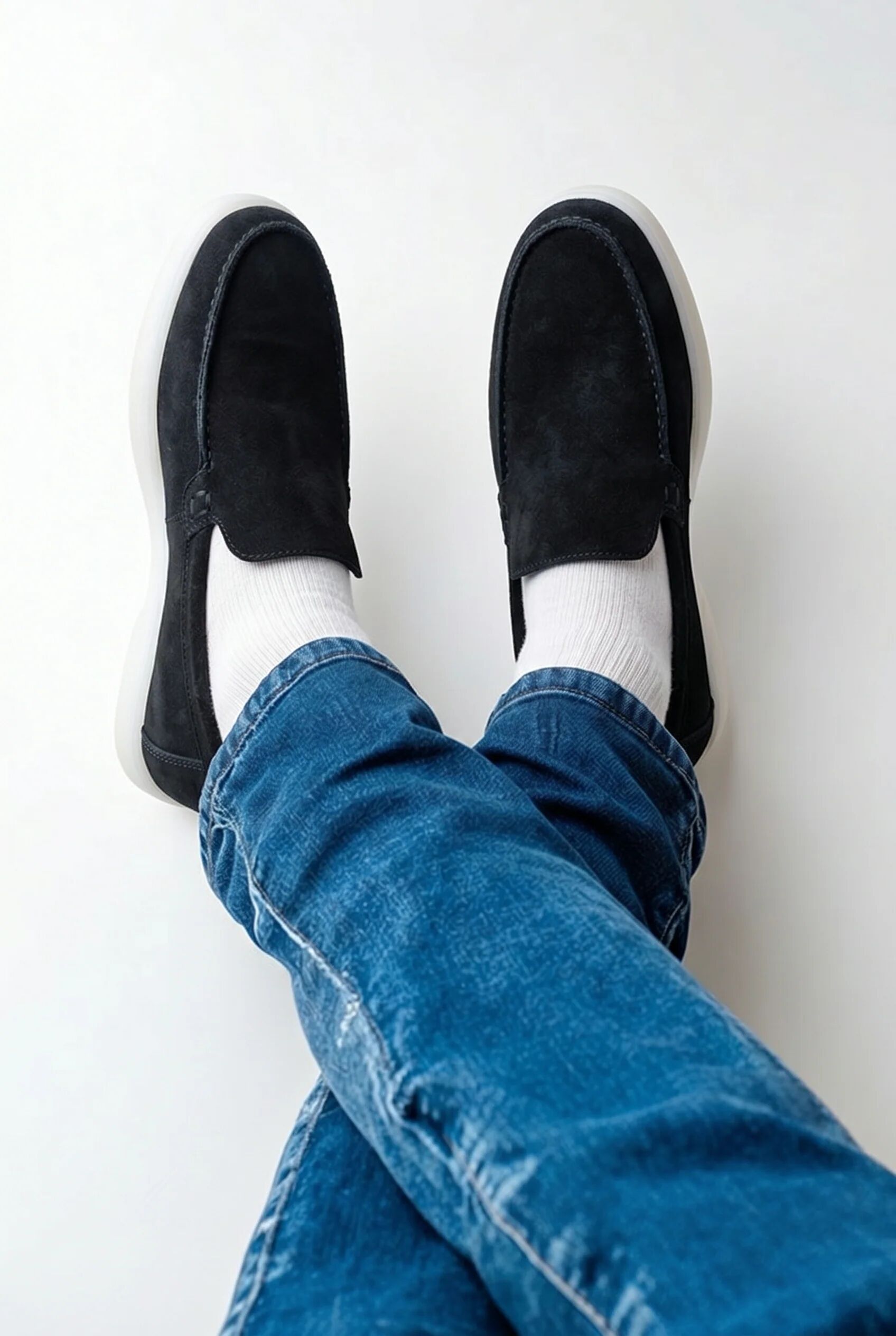 Mocassin En Daim 