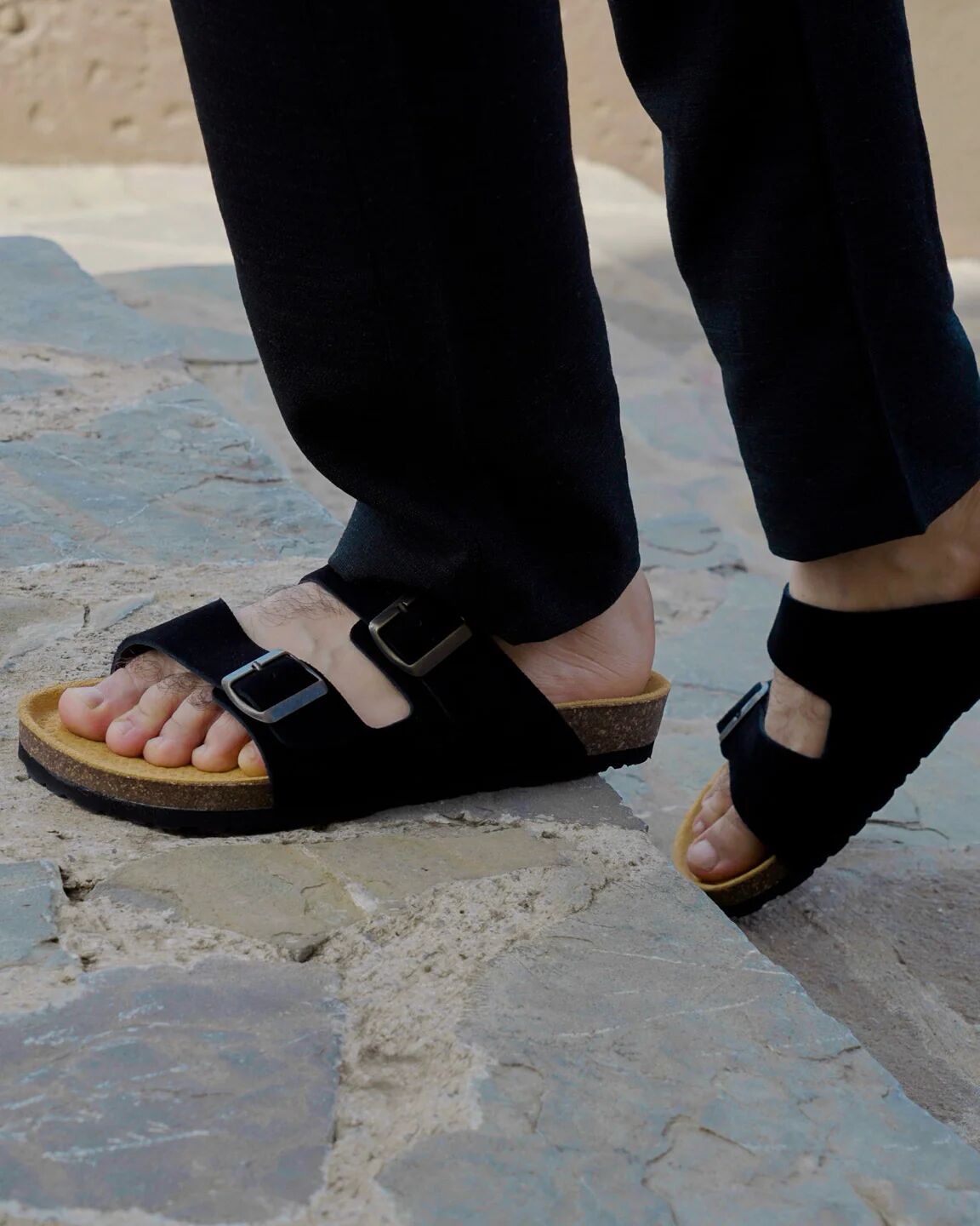 Sandale Ocime Daim noir
