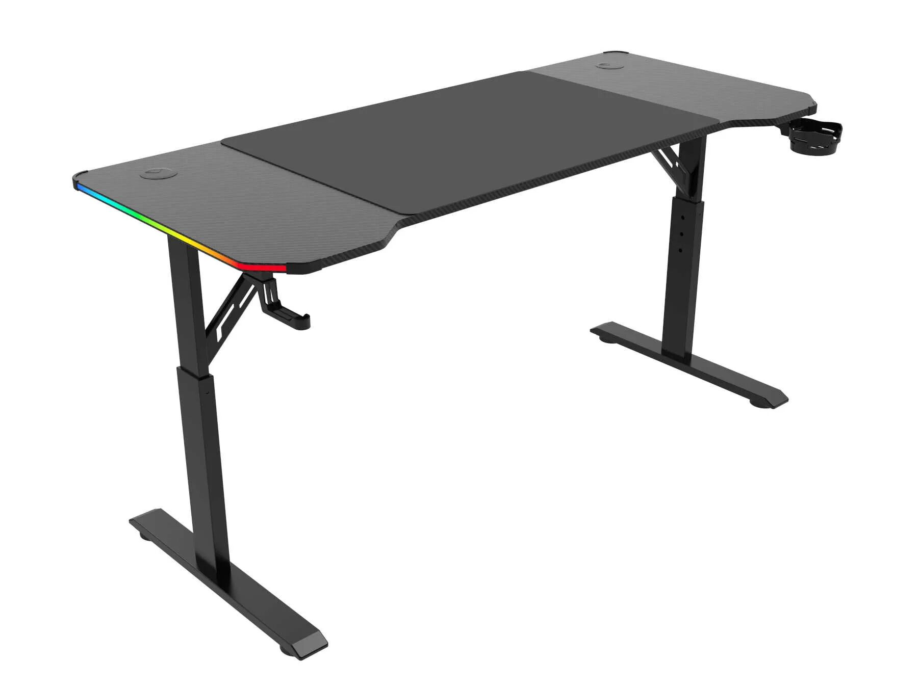 Louisan Bureau Gaming Avec Rgb Led thumbnail 3