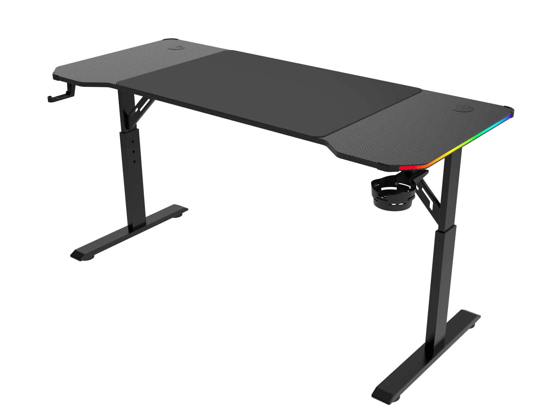 Louisan Bureau Gaming Avec Rgb Led
