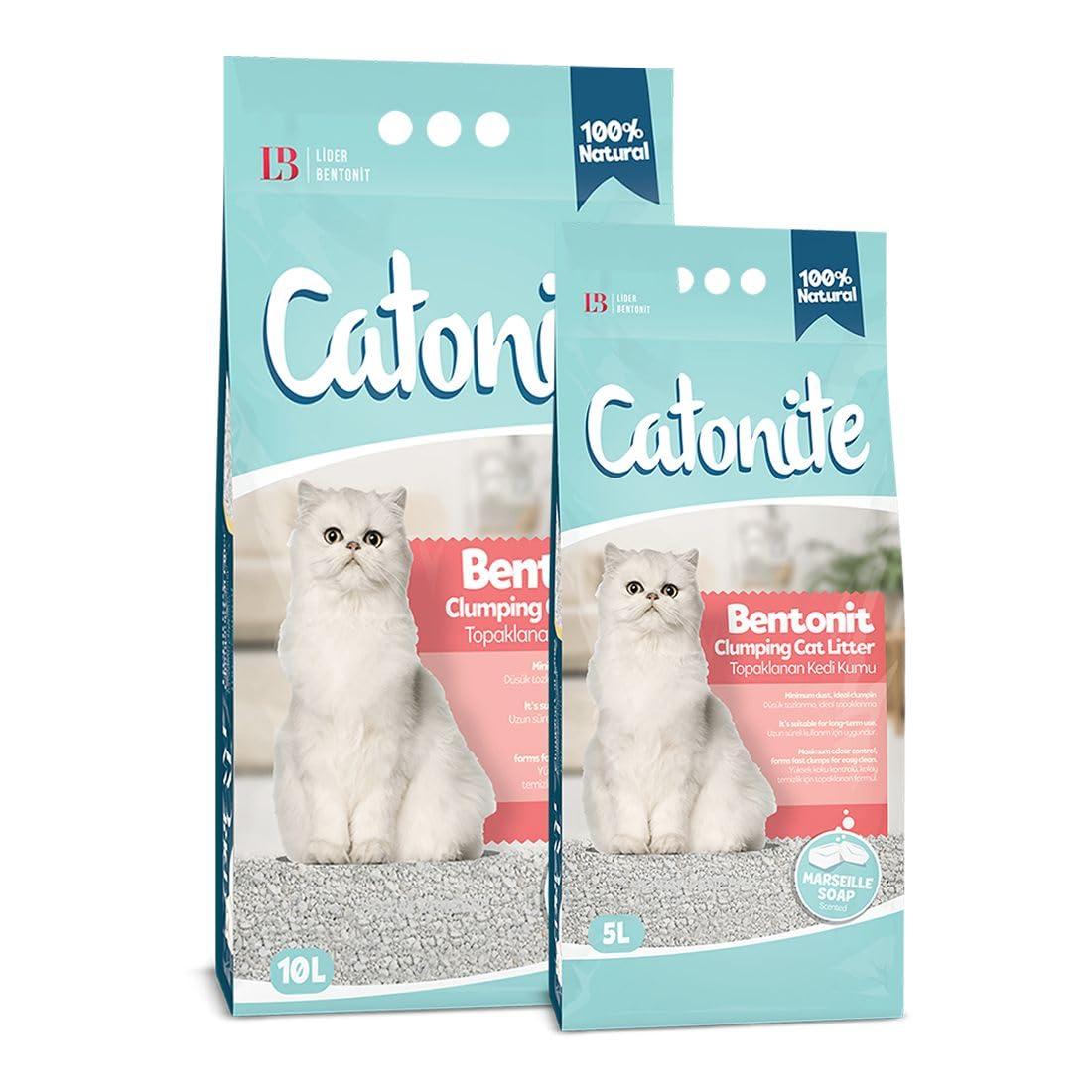 Litière Catonite Marseille Soap Pour Chat 10l
