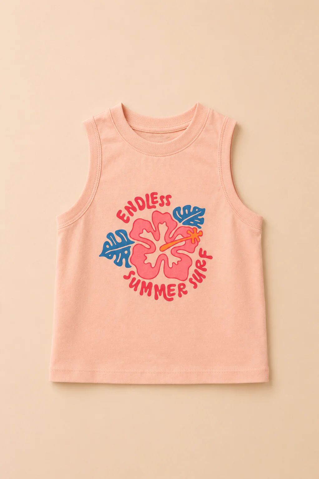 Ensemble Fille 2 Pièces – Débardeur Imprimé & Short Fleuri