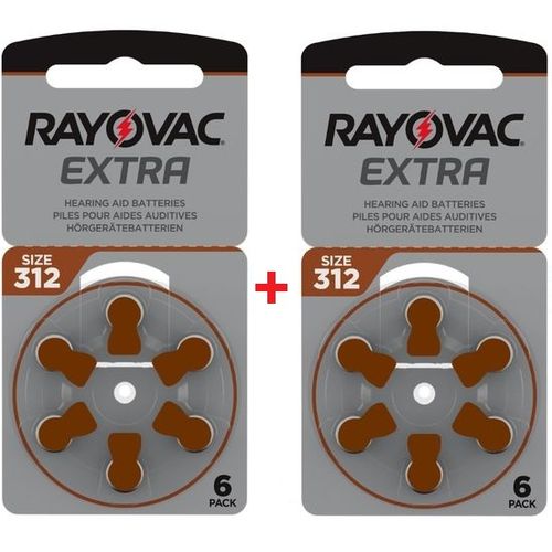12 Piles Extra Hearing Aid Batterie //aide Auditive Prothèse 1.45v Size 312 Pr41