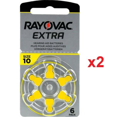 12 Batteries Spécial Appareil Aide Auditive // Pile Zing Air 1.45v Size 10 Pr70
